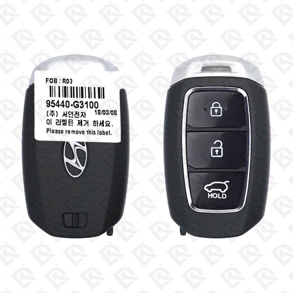 2018 - 2019 HYUNDAI I30 SMART KEY - 3BUTTONS - 434MHZ - 95440-G3100 ORIGINAL