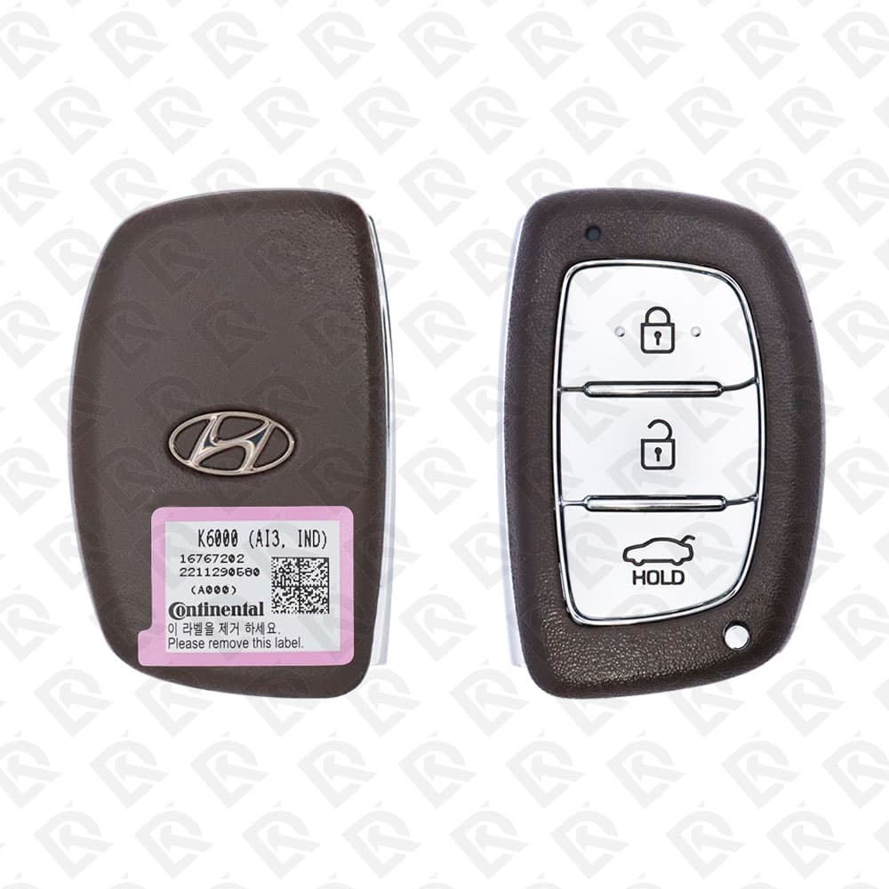 2019 - 2020 HYUNDAI I10 I20 SMART KEY - 3BUTTONS - 433MHZ - 95440-K6000 ORIGINAL