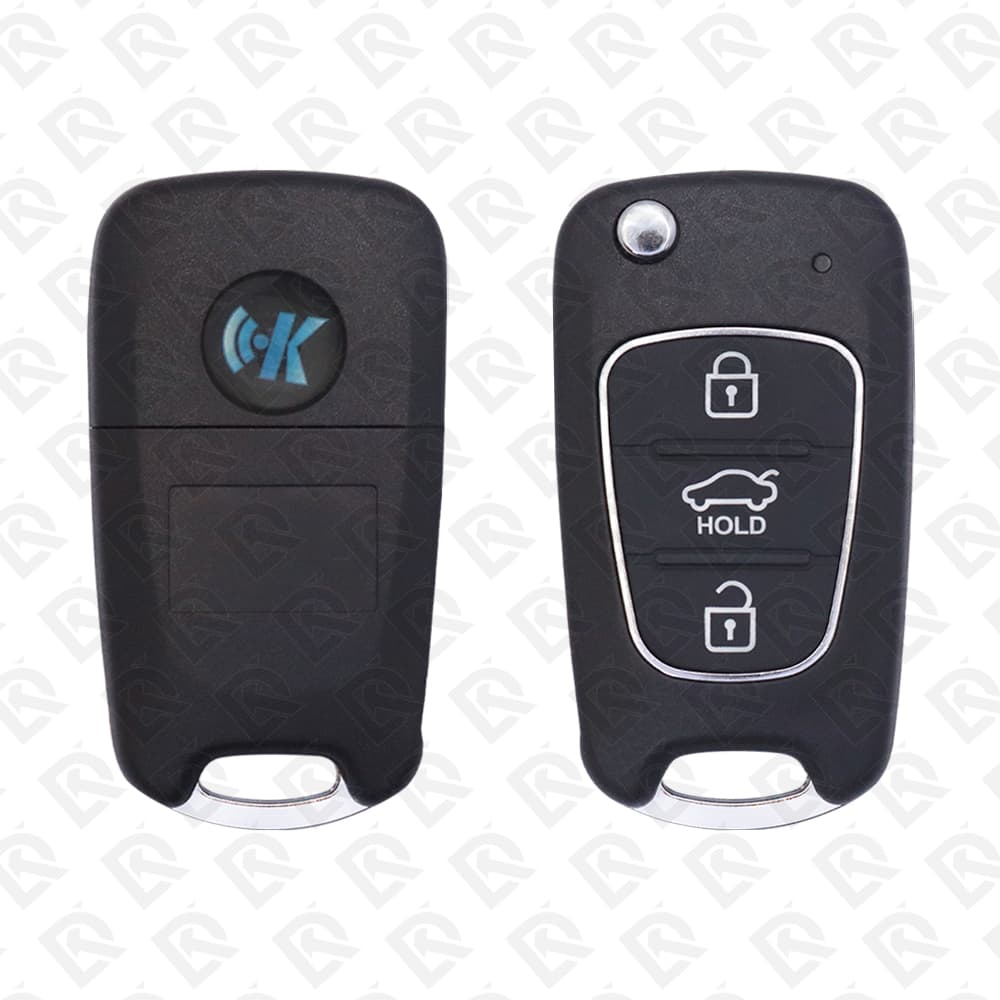 KEYDIY KD REMOTE HEAD FLIP KEY 3BUTTONS HYUNDAI STYLE - B04