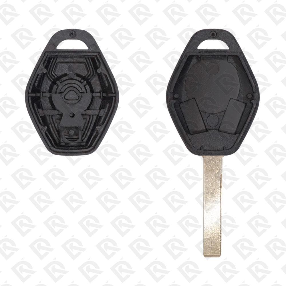 BMW X5 REMOTE HEAD KEY SHELL 3BUTTONS HU92 BLADE - AFTERMARKET