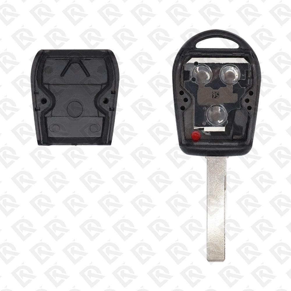 BMW REMOTE HEAD KEY SHELL 3BUTTONS HU92 BLADE - AFTERMARKET