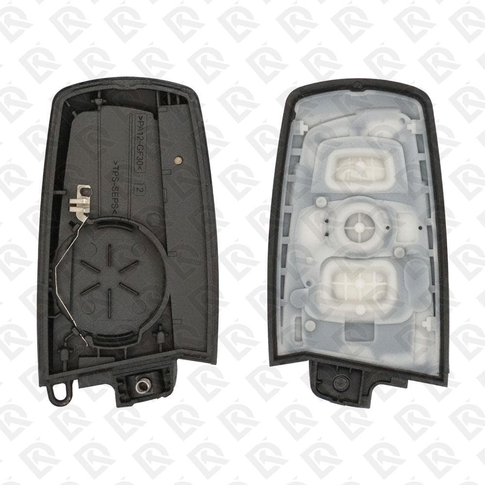 BMW CAS4 SMART KEY SHELL 3 BUTTONS WITH SILVER COLOR 鈥 AFTERMARKET