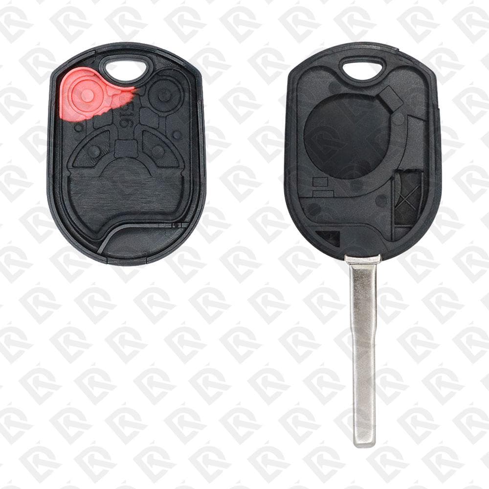 FORD REMOTE HEAD KEY SHELL 4BUTTONS HU101 BLADE - AFTERMARKET