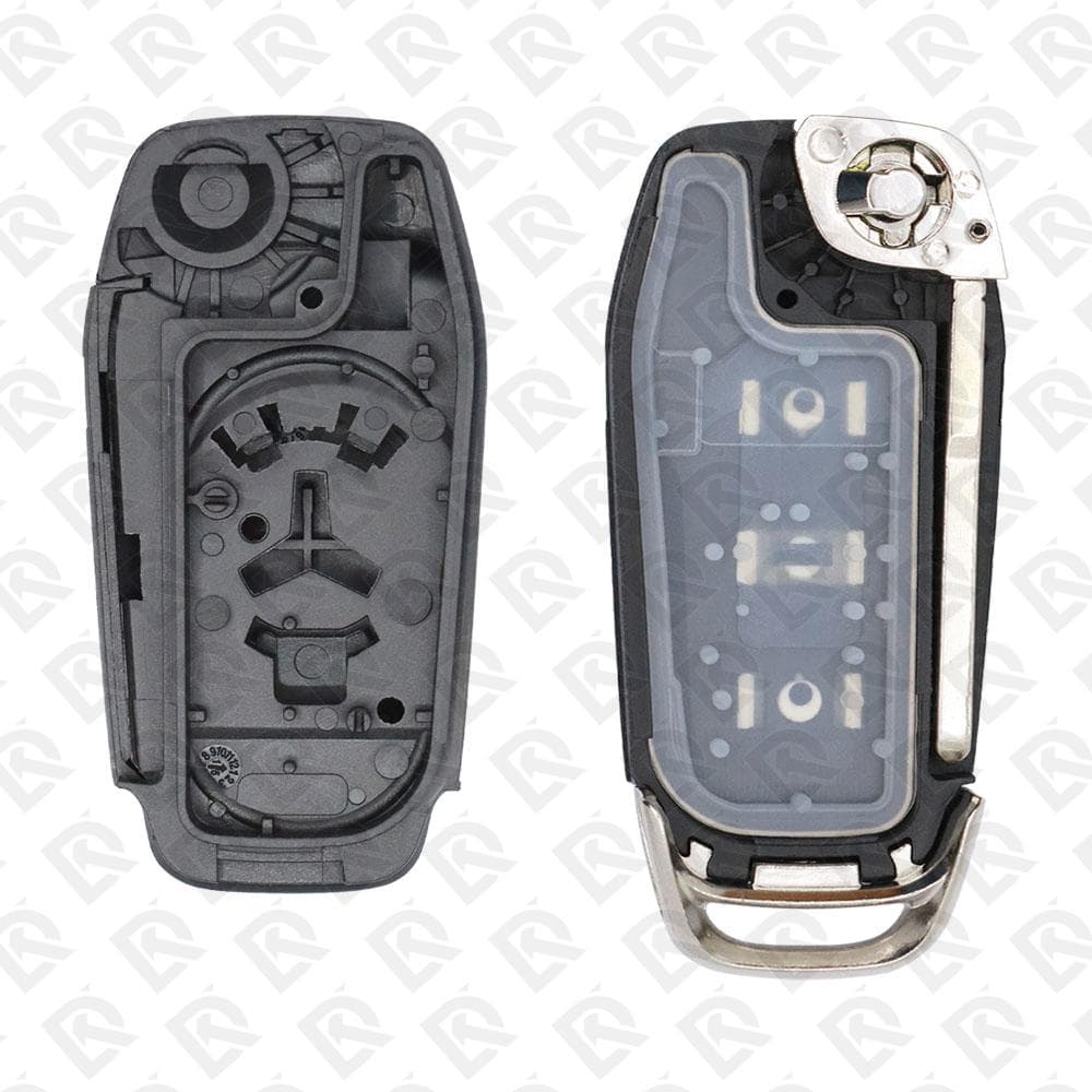 FORD REMOTE HEAD FLIP KEY SHELL 3BUTTONS HU101 BLADE - AFTERMARKET