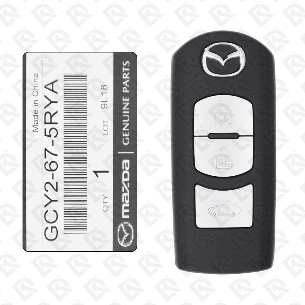 2009 - 2010 MAZDA 6 SMART KEY 3BUTTONS - 433MHZ - GCY2-67-5RYA ORIGINAL
