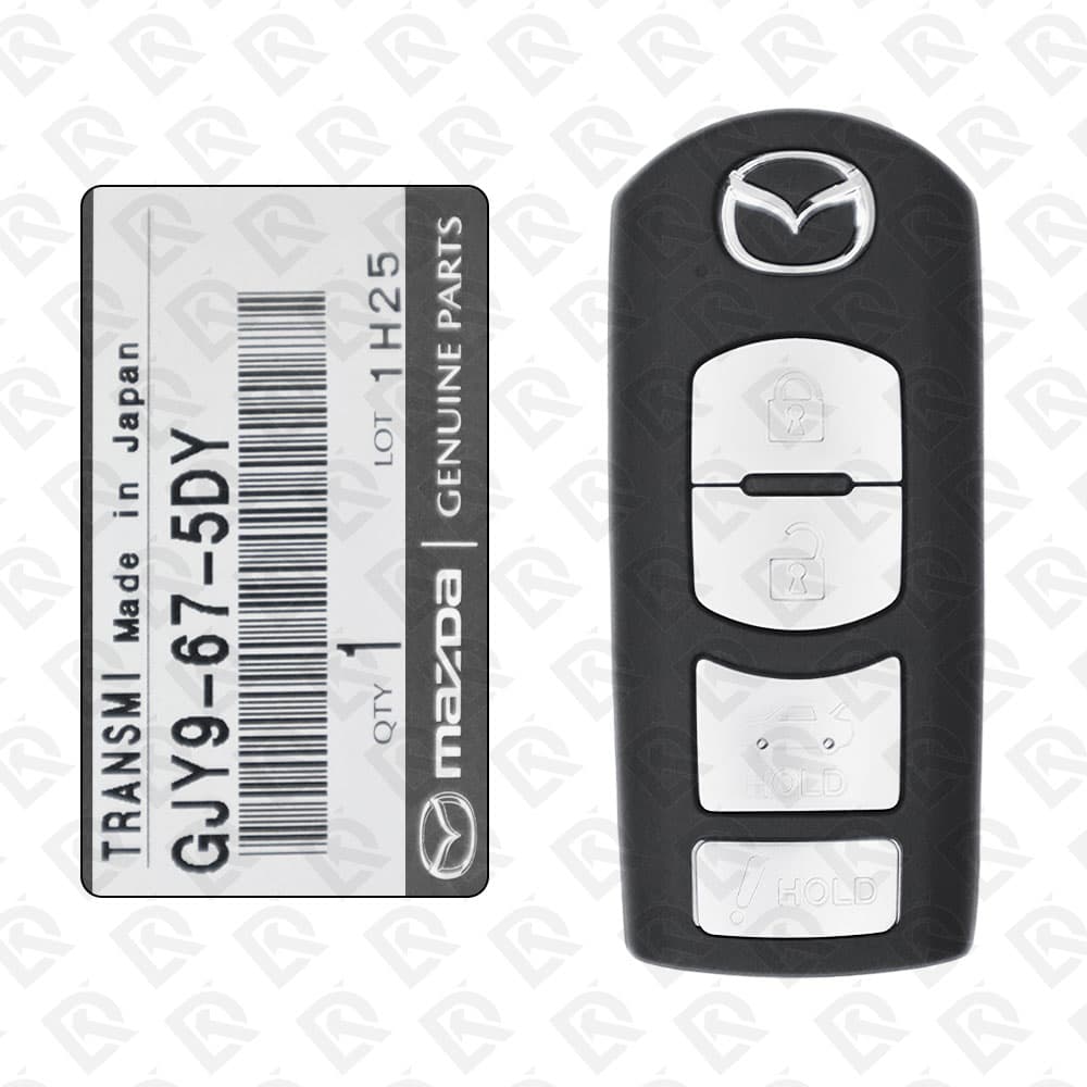 2014 - 2019 MAZDA 6 MAZDA 3 SMART KEY 4BUTTONS - 315MHZ - GJY9-67-5DY ORIGINAL