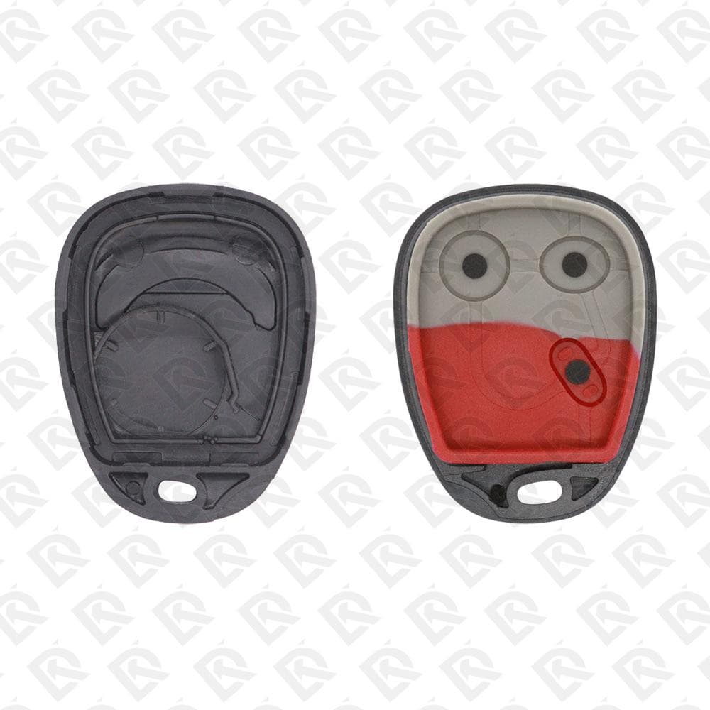 GM REMOTE SHELL 3BUTTONS WITH BATTERY SPACER - AFTERMARKET