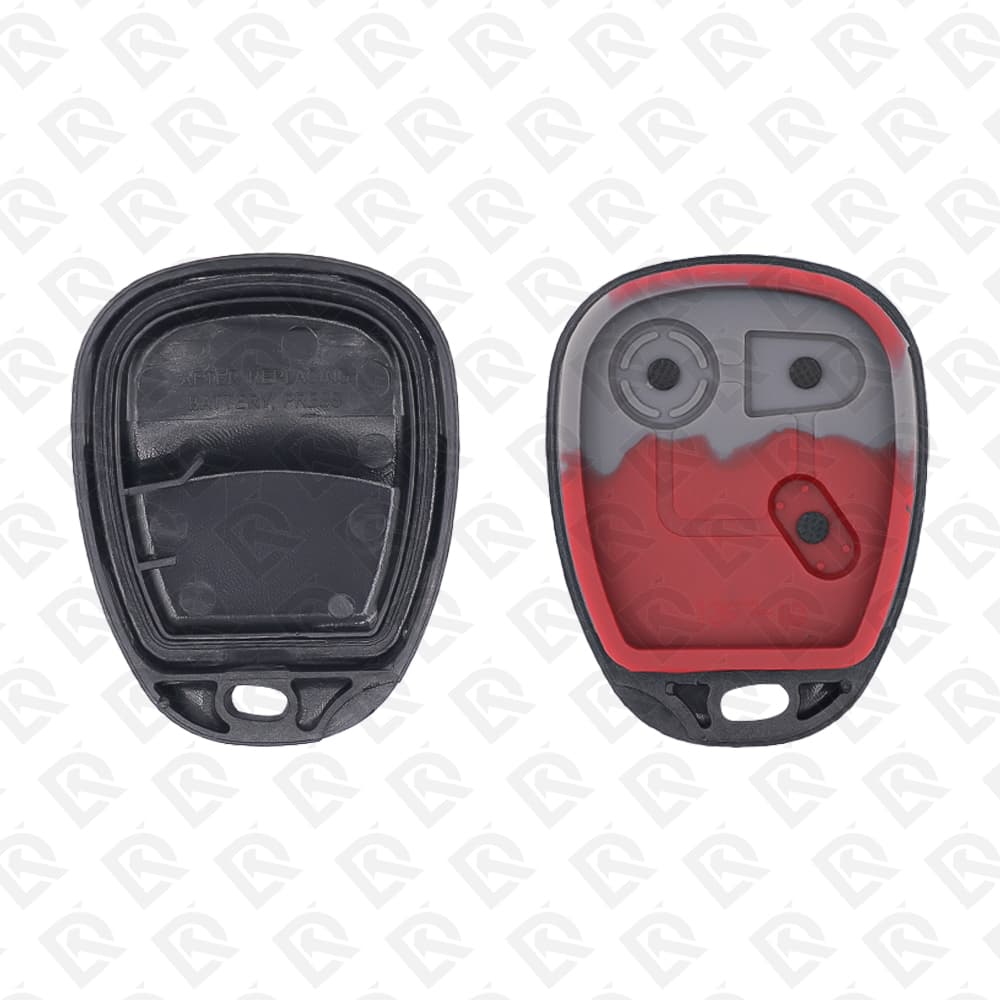 GM REMOTE SHELL 3BUTTONS WITHOUT BATTERY SPACER - AFTERMARKET