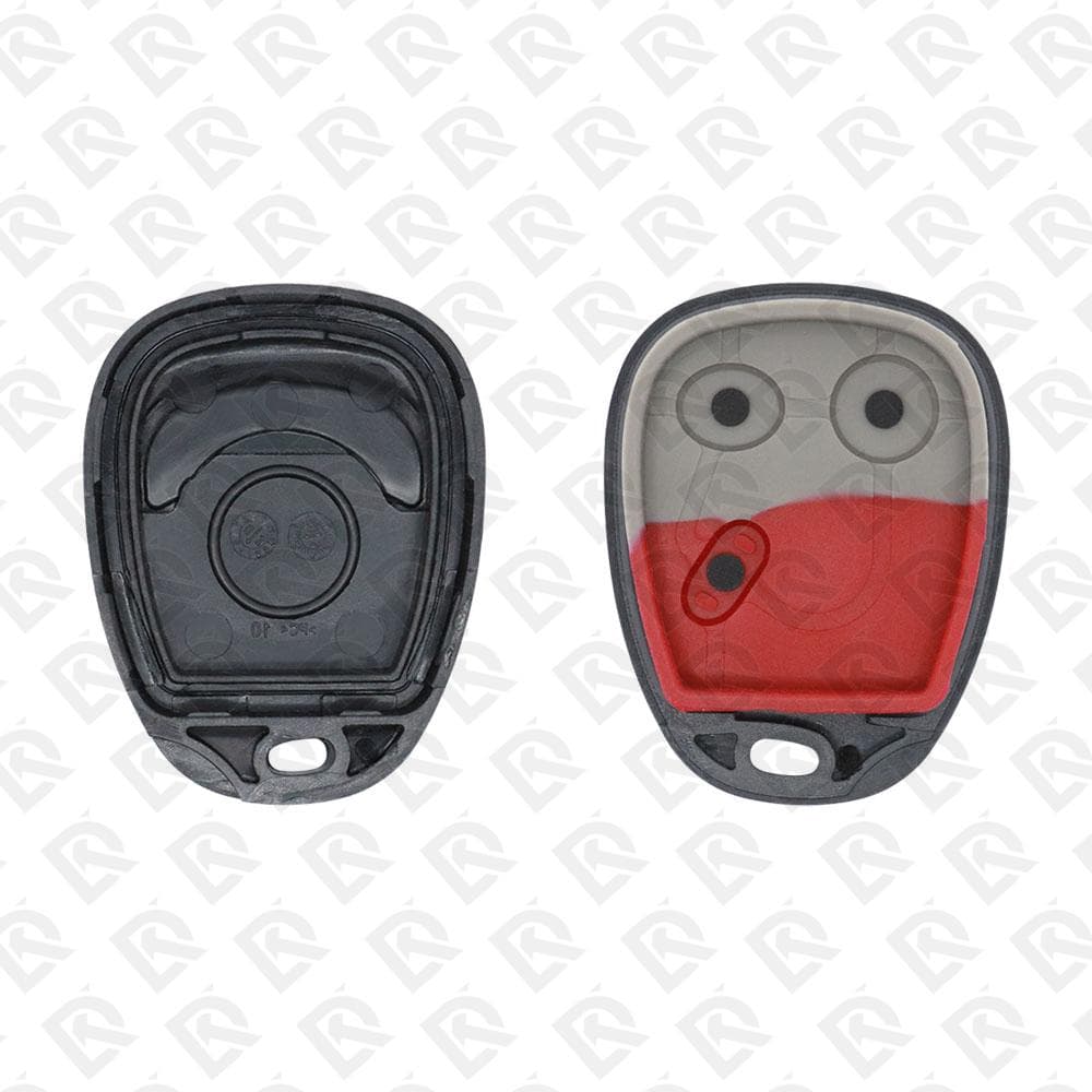 GM REMOTE SHELL 3BUTTONS WITHOUT BATTERY SPACER - AFTERMARKET