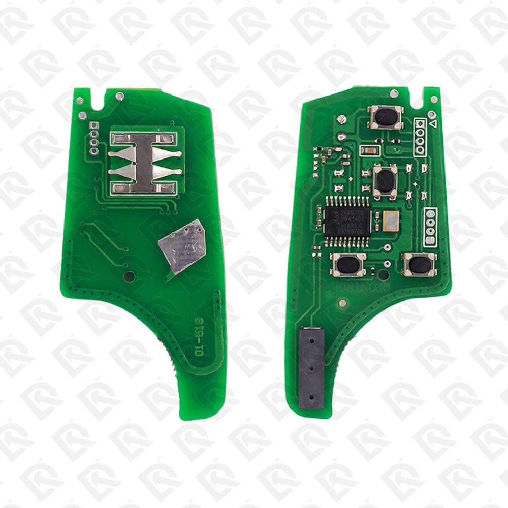 2010 - 2018 CHEVROLET OPEL REMOTE HEAD FLIP KEY PCB BOARD 46CHIP 4BUTTONS - 434MHZ - AFTERMARKET