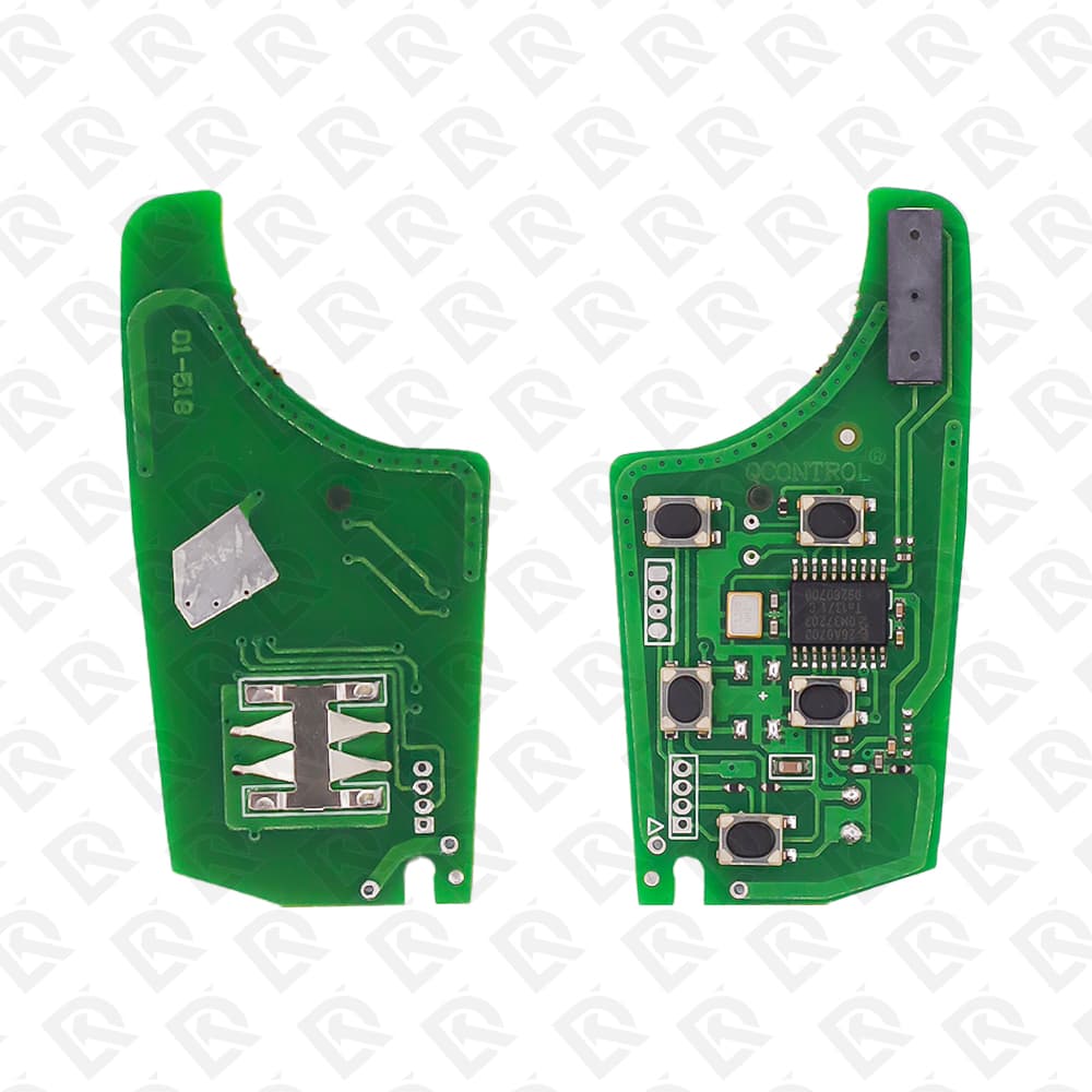 2010 - 2018 CHEVROLET OPEL REMOTE HEAD FLIP KEY PCB BOARD 46CHIP 5BUTTONS - 434MHZ - AFTERMARKET