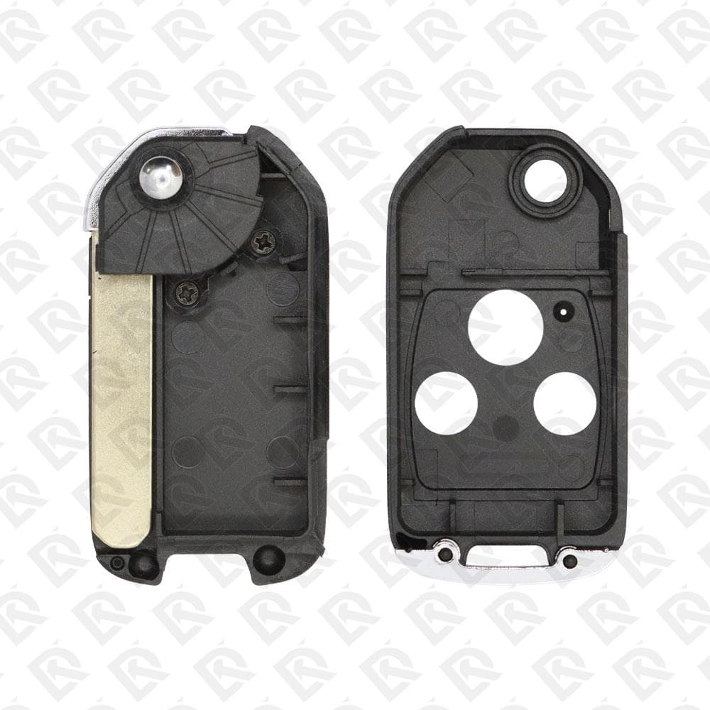 2005 - 2010 HONDA REMOTE HEADE FLIP KEY SHELL MODIFY TYPE 3BUTTONS - AFTERMARKET