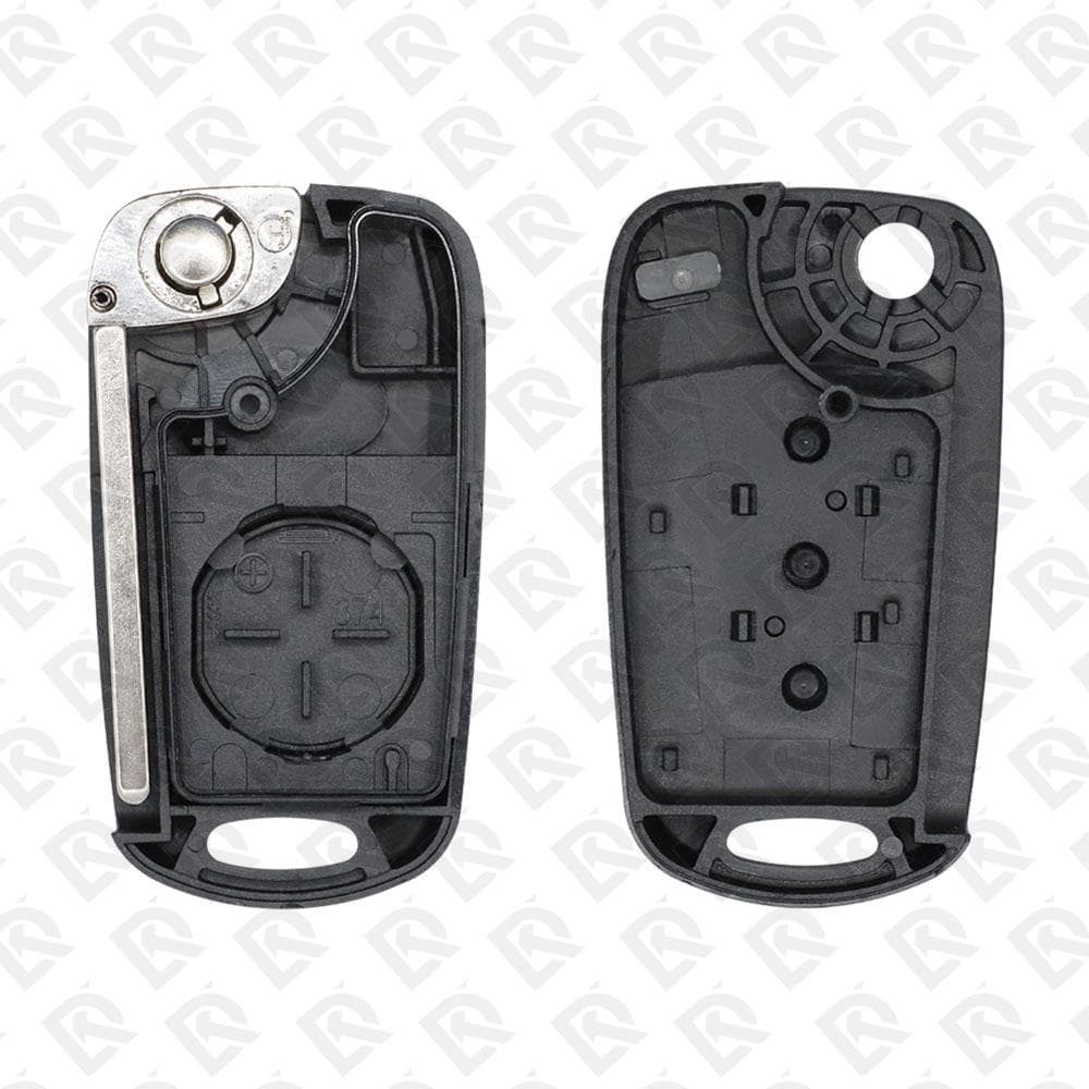 2010 - 2013 HYUNDAI ACCENT REMOTE HEAD FLIP KEY SHELL 2B - HYN17 BLADE - AFTERMARKET