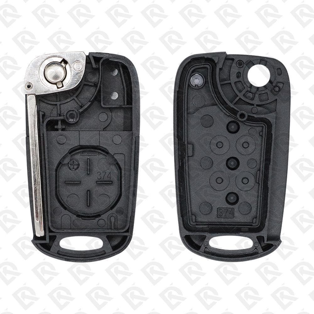 2010 - 2013 HYUNDAI ELANTRA REMOTE HEAD FLIP KEY SHELL 3B - HYN14R BLADE - AFTERMARKET