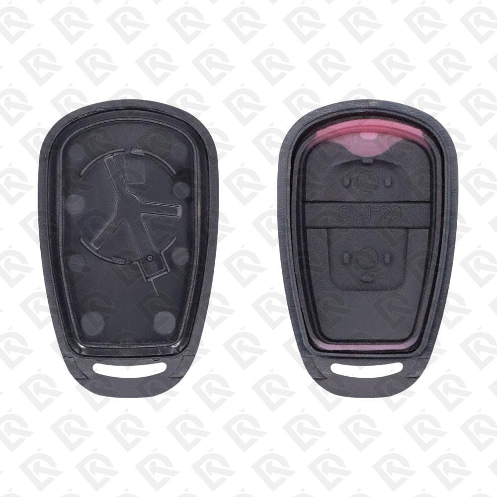 HYUNDAI REMOTE SHELL 2BUTTONS WITH BATTERY SPACE - AFTERMARKET