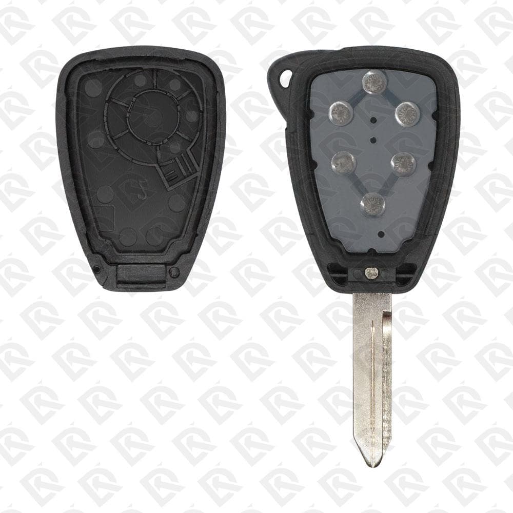 CHRYSLER JEEP DODGE REMOTE HEAD KEY SHELL 2BUTTONS SMALL Y159 BLADE - AFTERMARKET