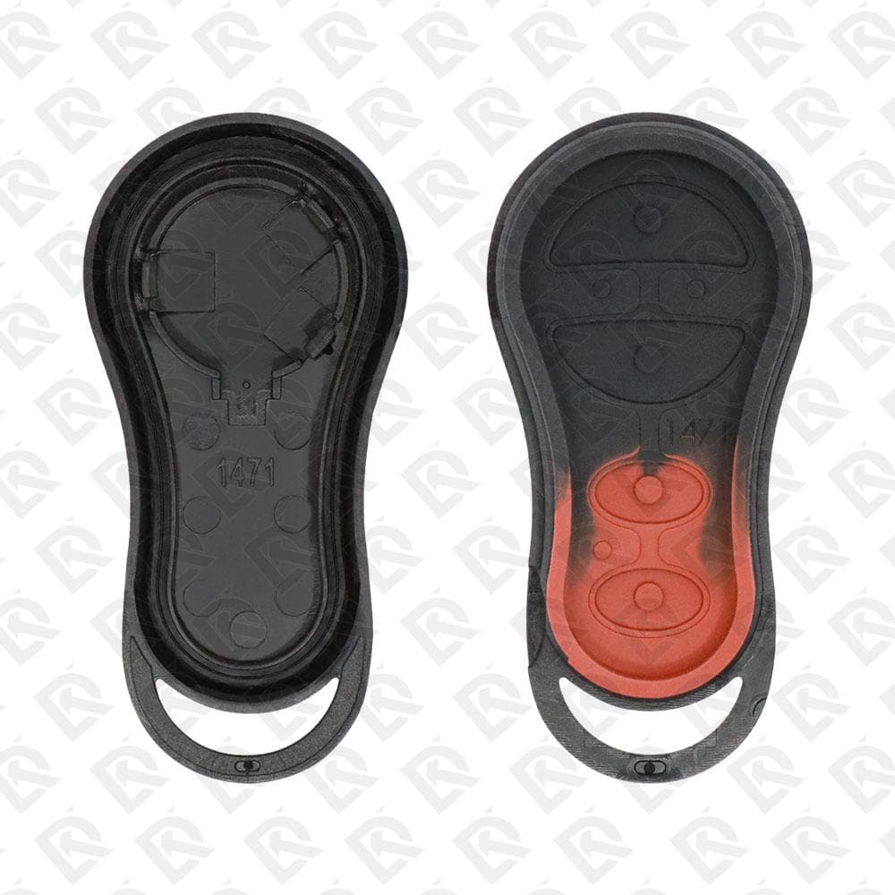 CHRYSLER DODGE JEEP REMOTE SHELL 3BUTTONS - AFTERMARKET