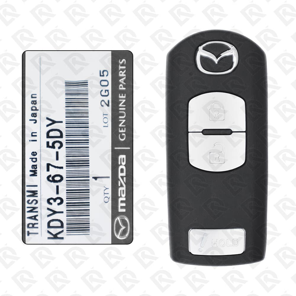 2012 - 2020 MAZDA CX-3 CX-5 SMART KEY 3BUTTONS - 315 MHz - KDY3-67-5DY ORIGINAL