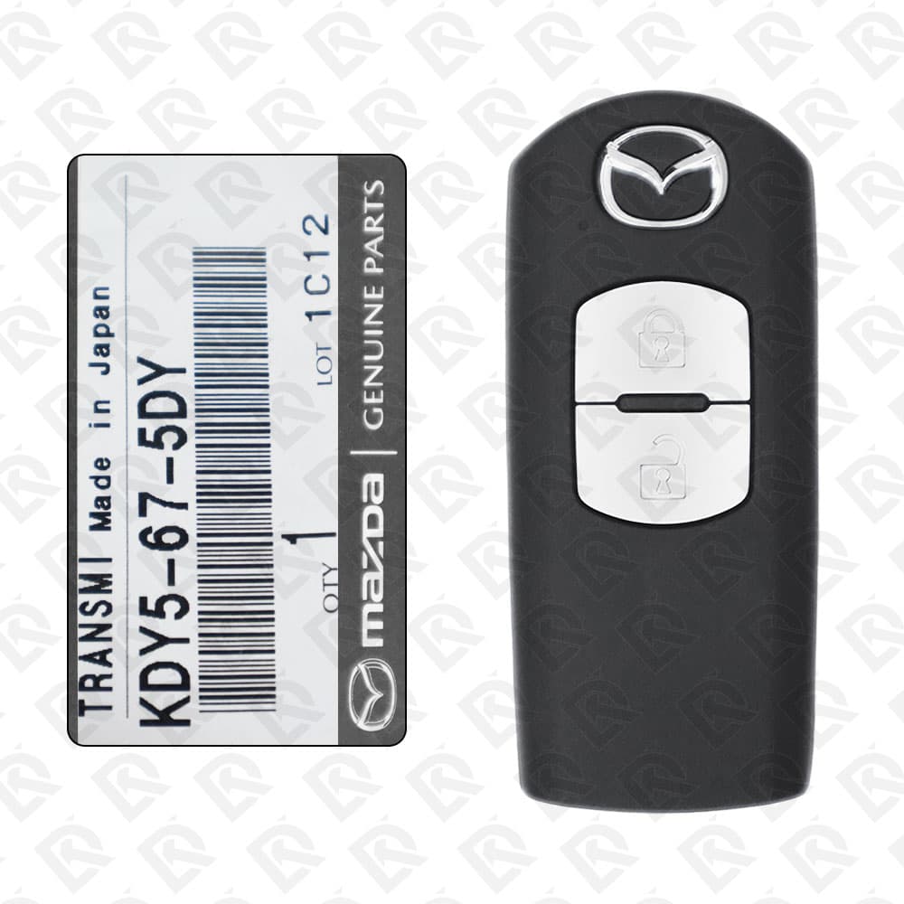 2013 - 2014 MAZDA CX-5 SMART KEY 2BUTTONS - 433MHZ - KDY5-67-5DY ORIGINAL