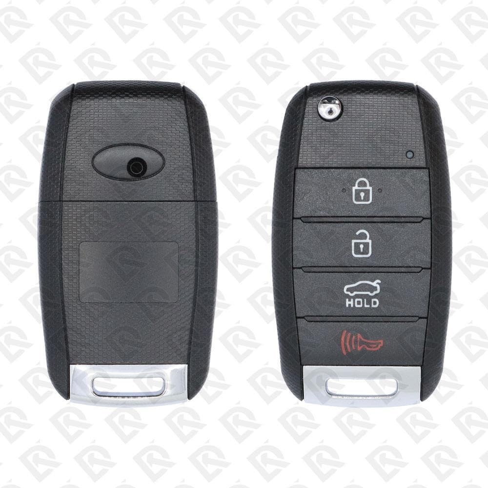 2013 - 2015 KIA REMOTE HEAD FLIP KEY SHELL 4B - HYN14R BLADE AFTERMARKET