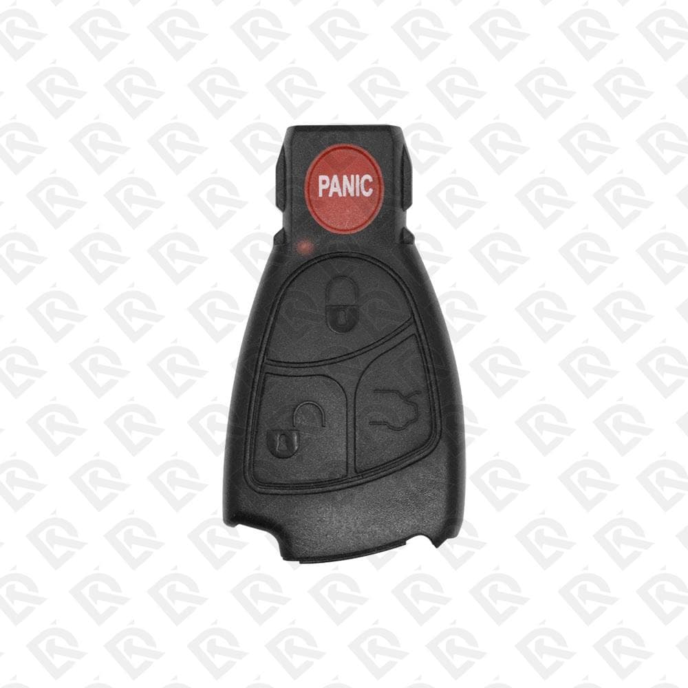 MERCEDES SMART KEY SHELL BLACK COLOR OLD TYPE 3+1BUTTONS - AFTERMARKET