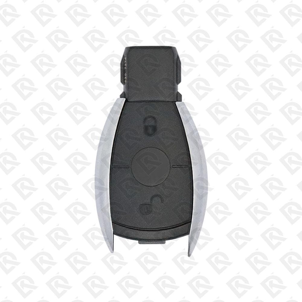 MERCEDES CHROME STYLE SMART KEY SHELL 2BUTTONS - AFTERMARKET
