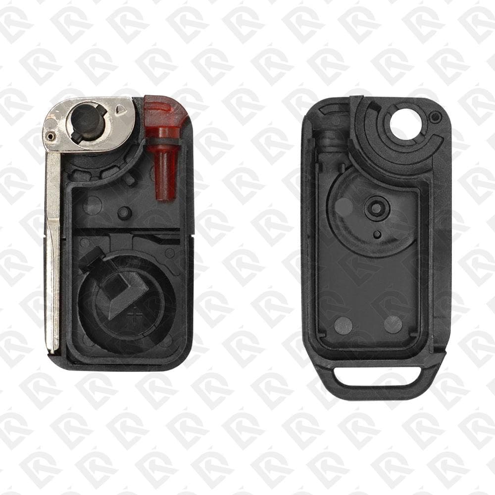 MERCEDES REMOTE HEAD FLIP KEY SHELL 1BUTTONS HU64 BLADE - AFTERMARKET