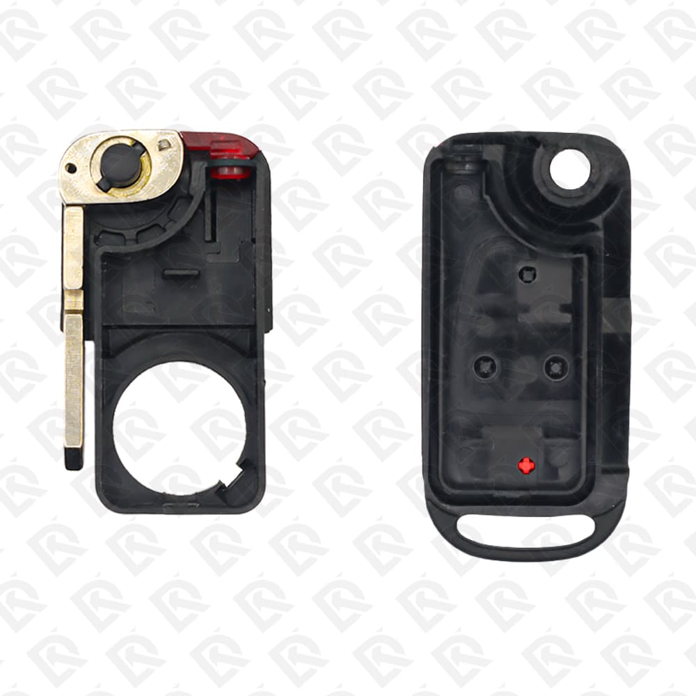 MERCEDES REMOTE HEAD FLIP KEY SHELL 3+1BUTTONS HU39 BLADE - AFTERMARKET