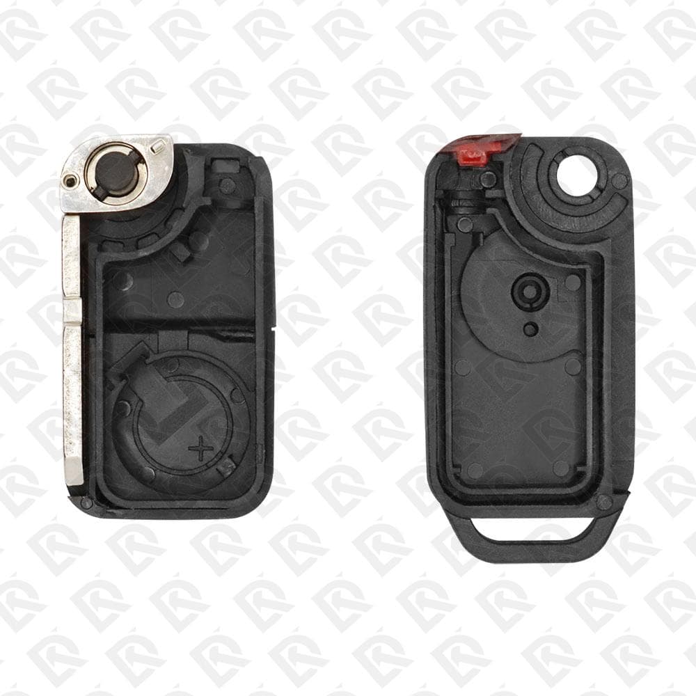 MERCEDES REMOTE HEAD FLIP KEY SHELL 1BUTTONS HU39 BLADE - AFTERMARKET