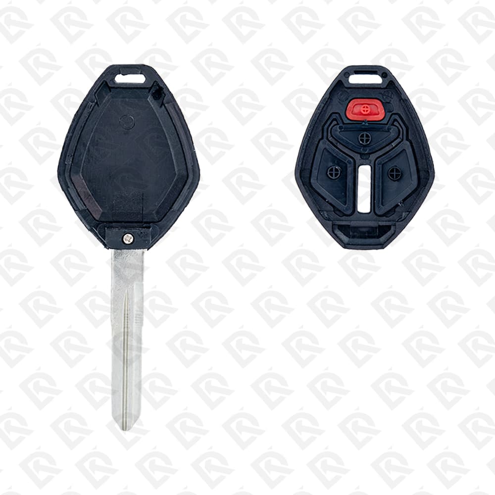 2007 - 2012 MITSUBISHI REMOTE HEAD KEY SHELL 3+1BUTTONS -MIT7 - AFTER MARKET