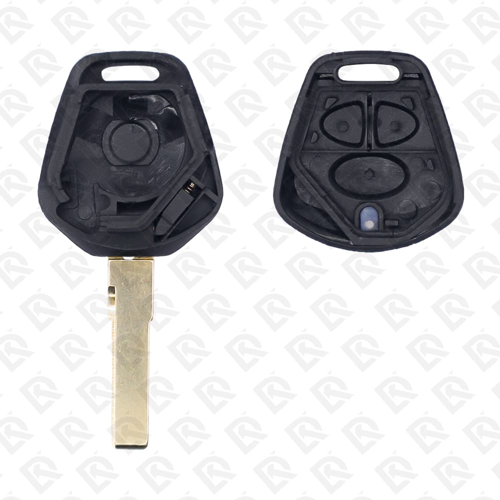 PORSCHE REMOTE HEAD KEY SHELL 3BUTTONS HU66 BLADE - AFTERMARKET