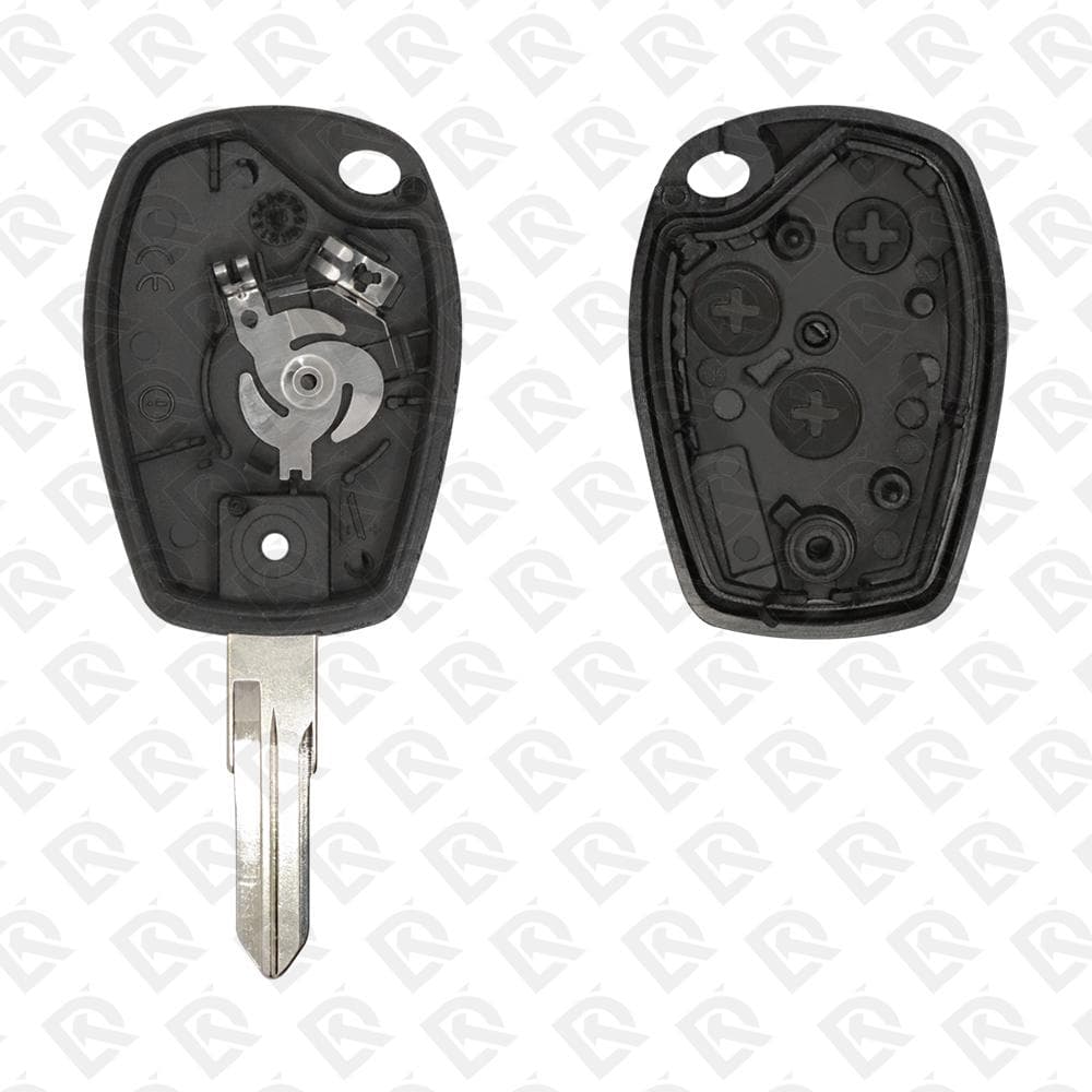 RENAULT REMOTE HEAD KEY SHELL 3BUTTONS VAC102 BLADE - AFTERMARKET