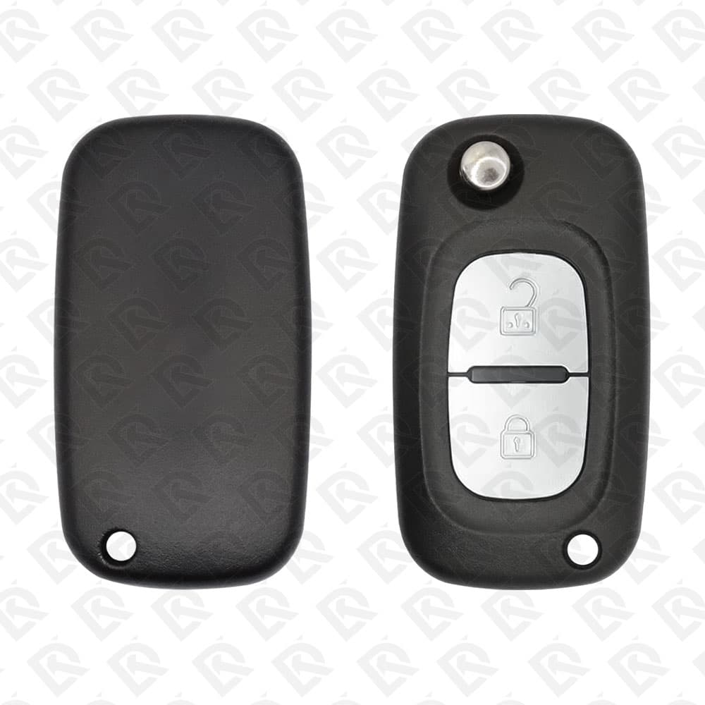 RENAULT REMOTE HEAD FLIP KEY SHELL 2BUTTONS VA6 BLADE - AFTERMARKET