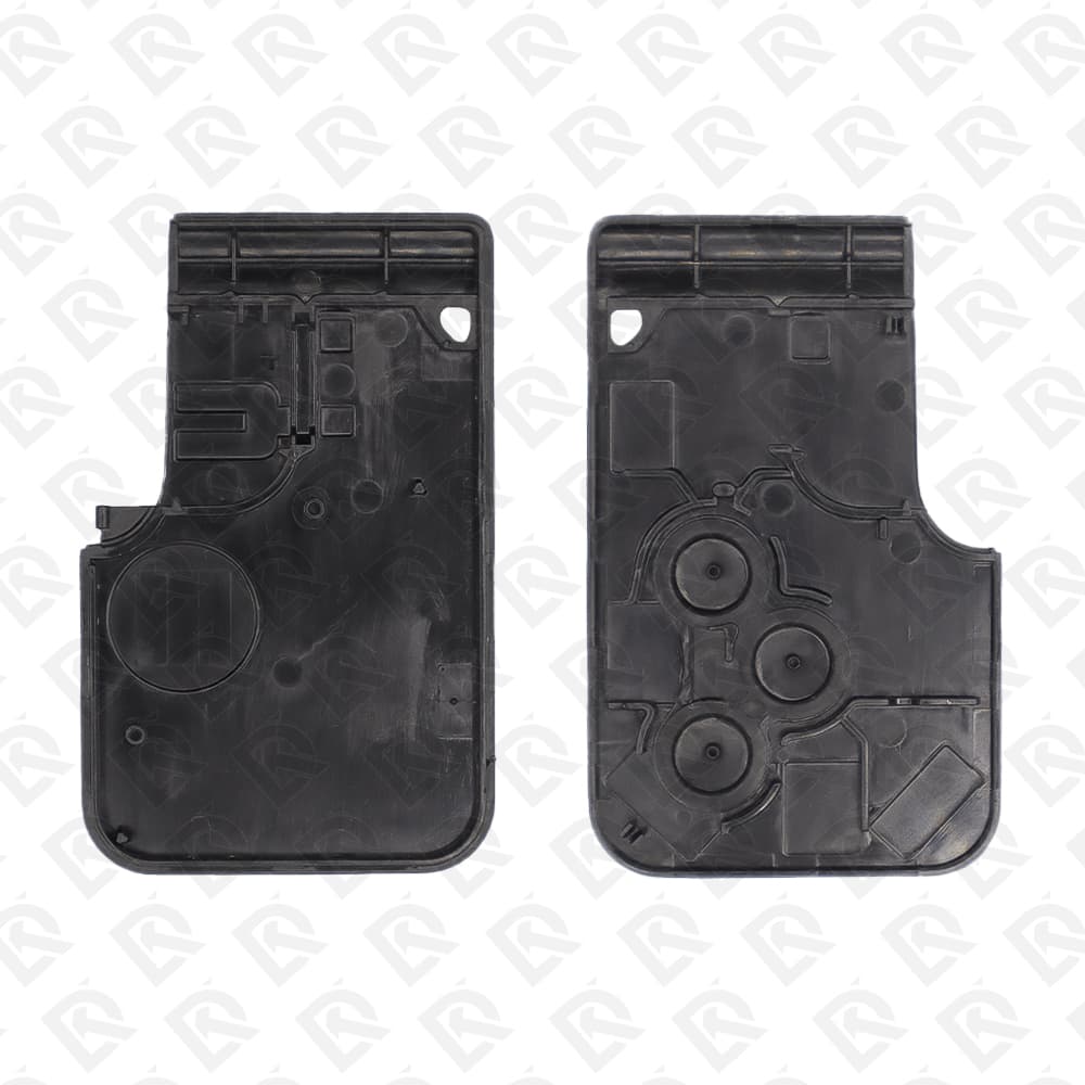 RENAULT MEGANE2 SMART KEY CARD SHELL 3BUTTONS  WITH VA6 EMERGENCY KEY - AFTERMARKET