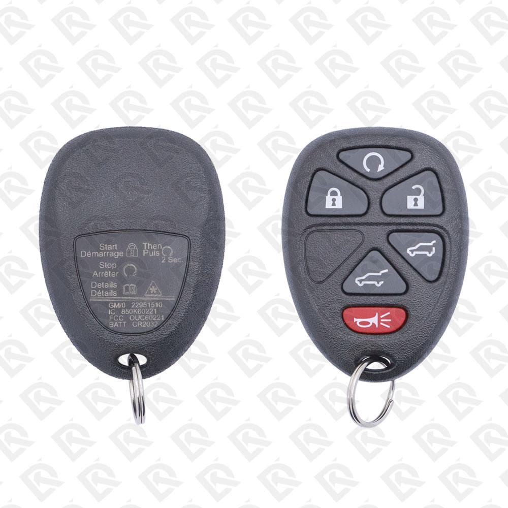 2007 - 2013 STRATTEC CHEVROLET GMC REMOTE 6BUTTONS - 315MHZ - 5922380
