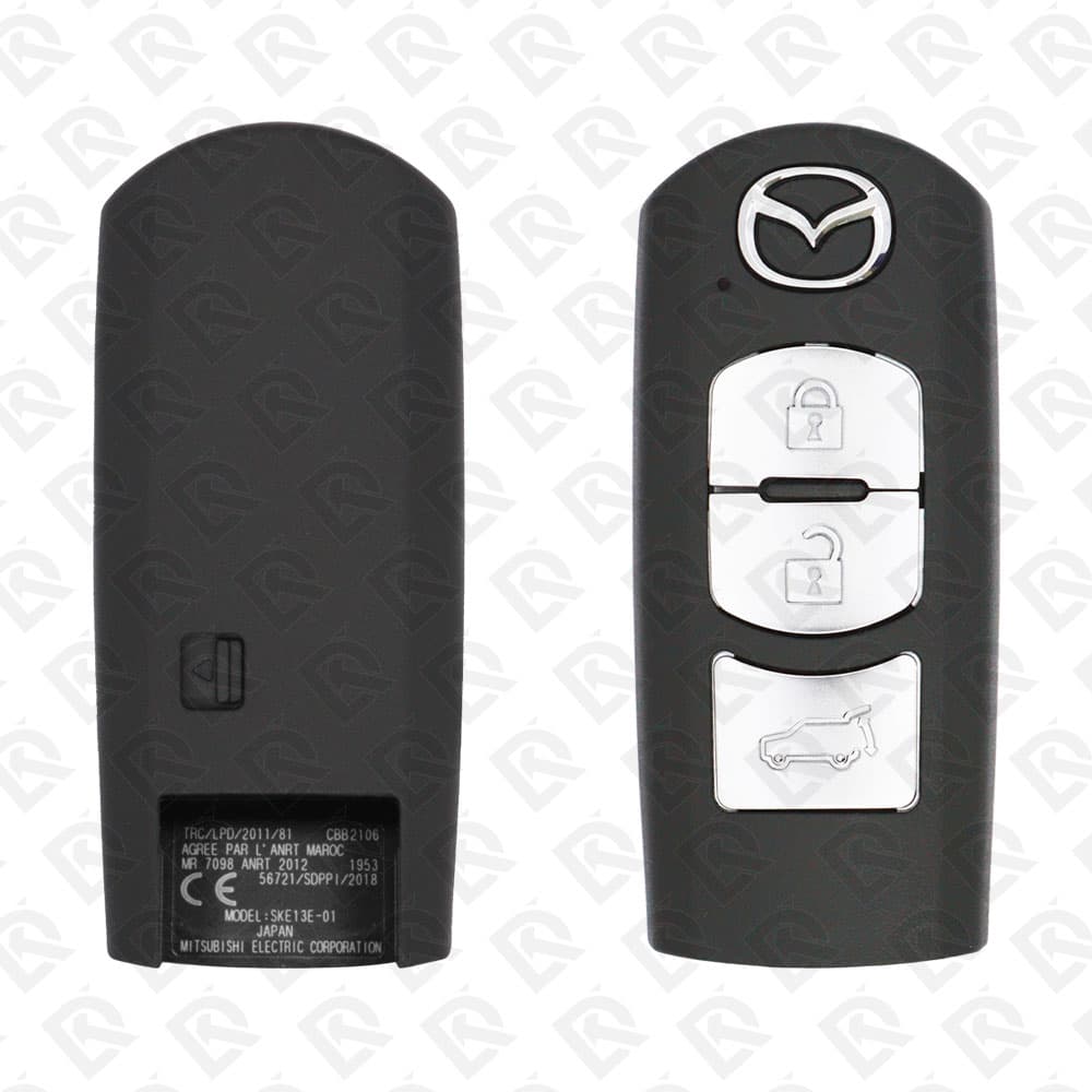 2017 - 2019 MAZDA CX5 SMART KEY 3BUTTONS - 433 MHZ - TKY6-67-5DY ORIGINAL