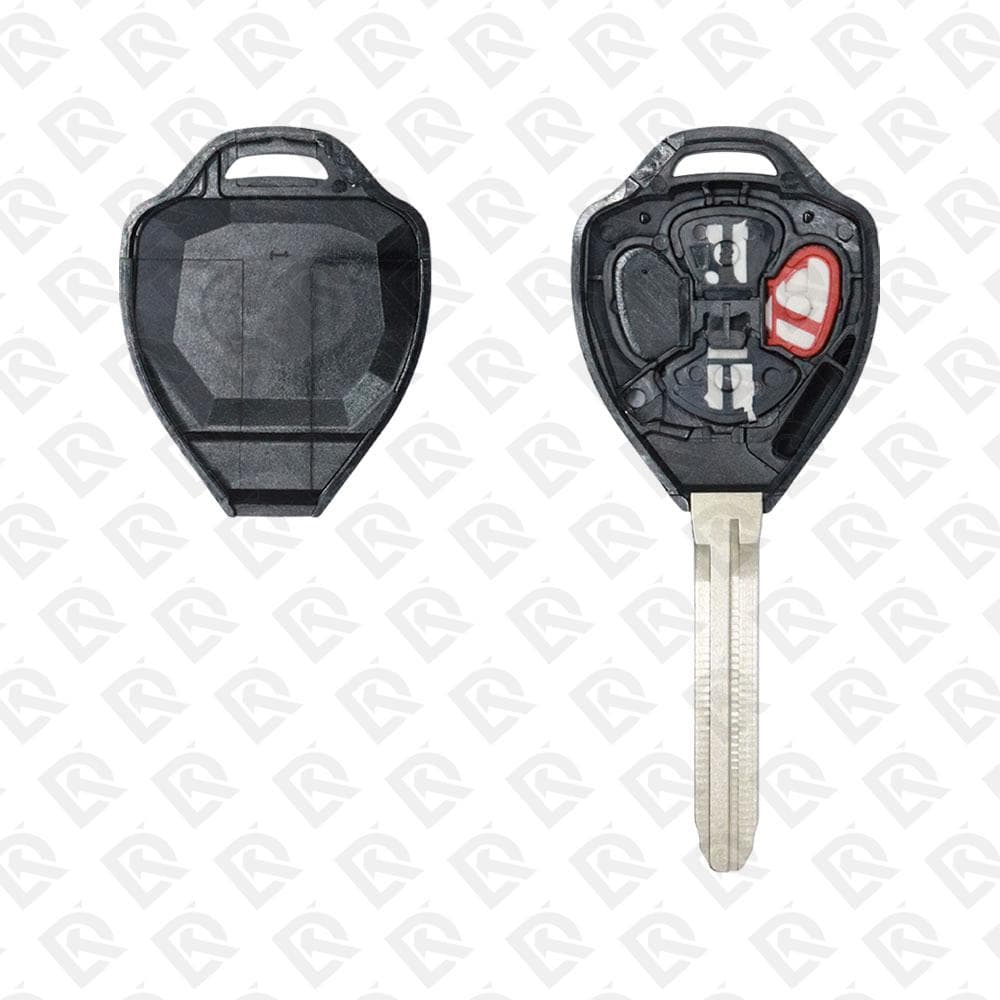 TOYOTA FLOWER REMOTE HEAD KEY TOY43 BLADE 3 BUTTONS - AFTERMARKET