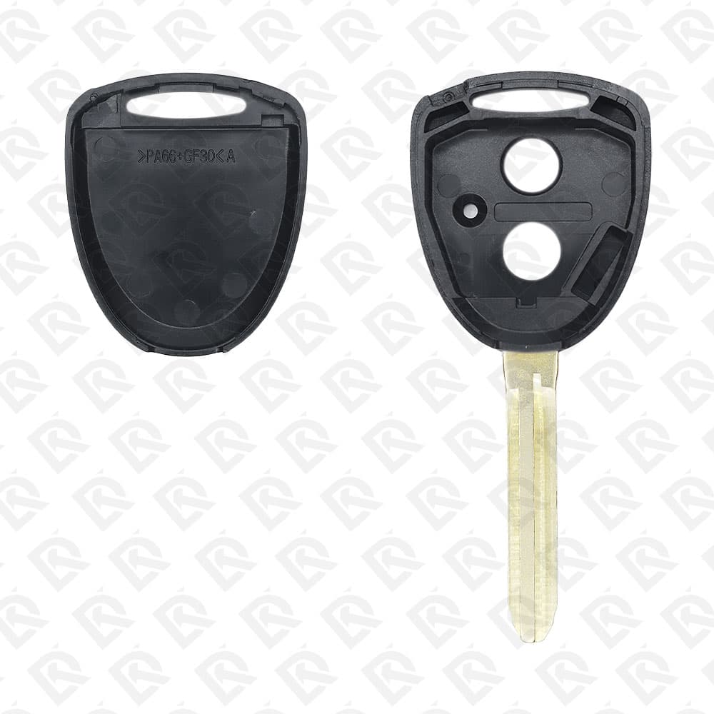 TOYOTA VENZA REMOTE HEAD KEY SHELL 2 BUTTONS TOY43 BLADE - AFTERMARKET