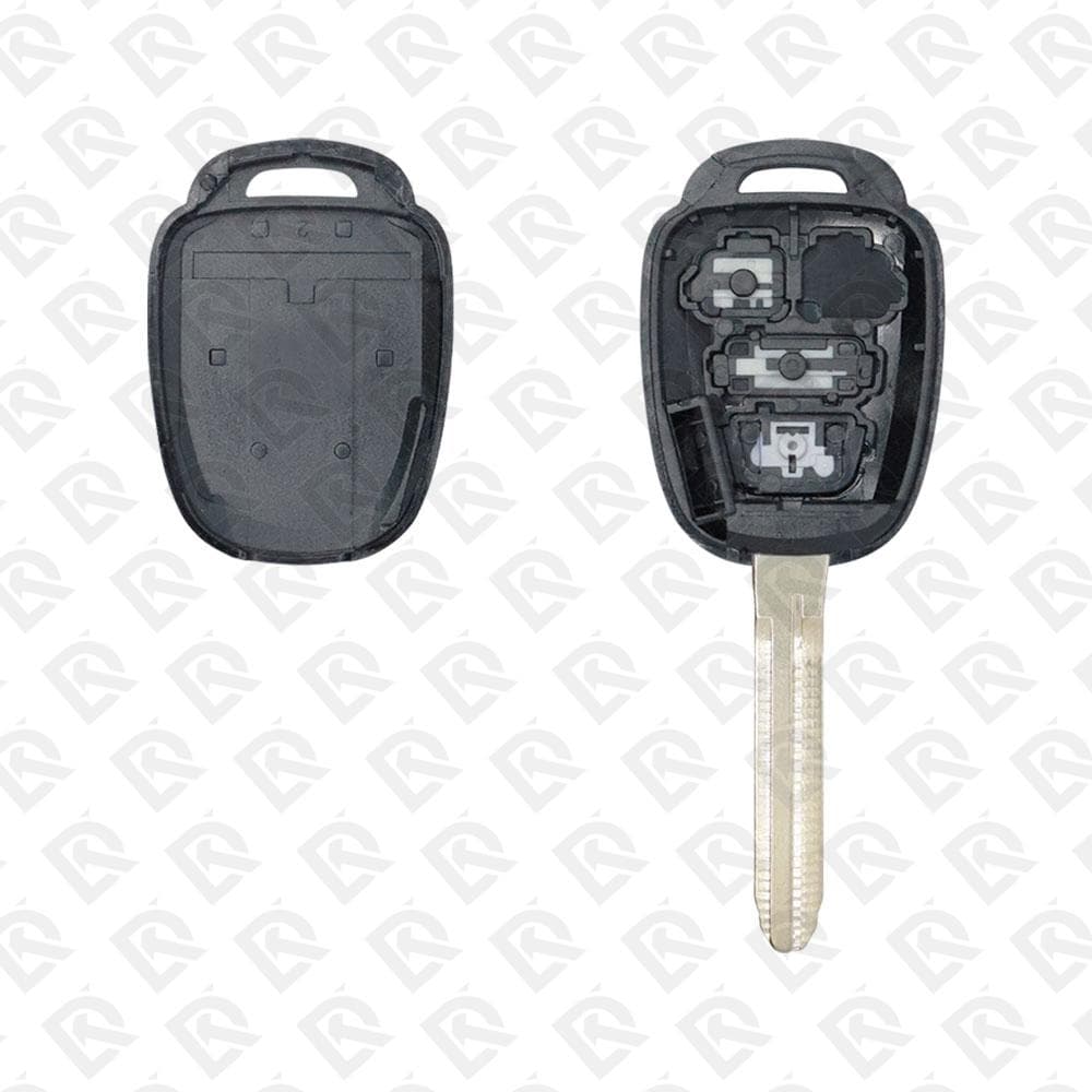 2014 TOYOTA REMOTE HEAD KEY SHELL 3 BUTTONS TOY43 BLADE - AFTERMARKET