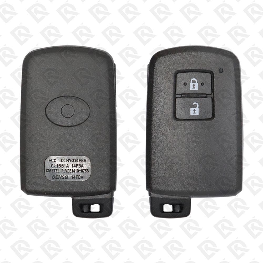 TOYOTA SMART KEY SHELL 2 BUTTONS - AFTERMARKET