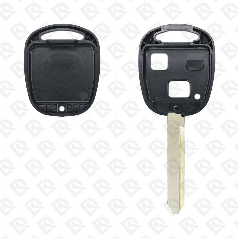 TOYOTA REMOTE HEAD KEY SHELL OLD TYPE 2 BUTTONS TOY47 BLADE - AFTERMARKET