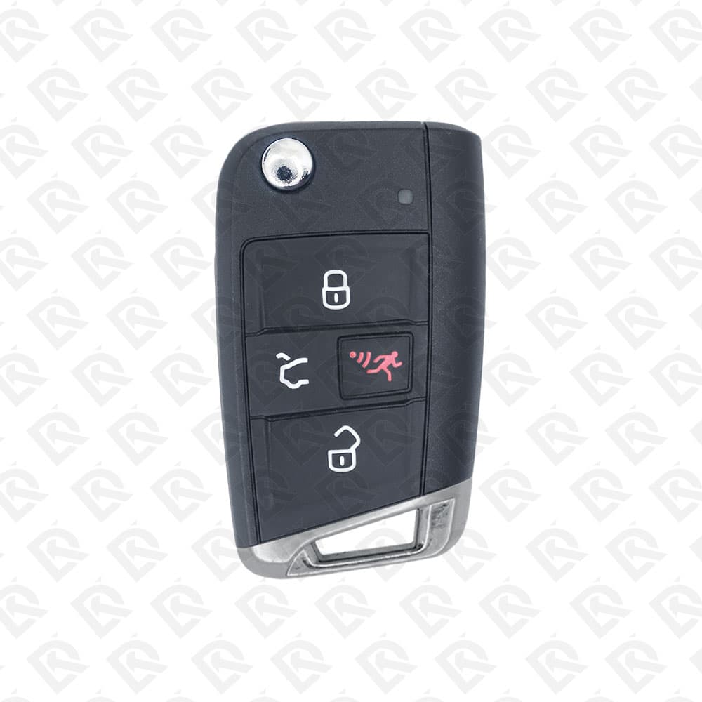 2018 - 2021 VOLKSWAGEN REMOTE HEAD FLIP KEY WITH COMFORT ACCESS 4BUTTONS - 315MHZ - 5G6 959 752 BM ORIGINAL