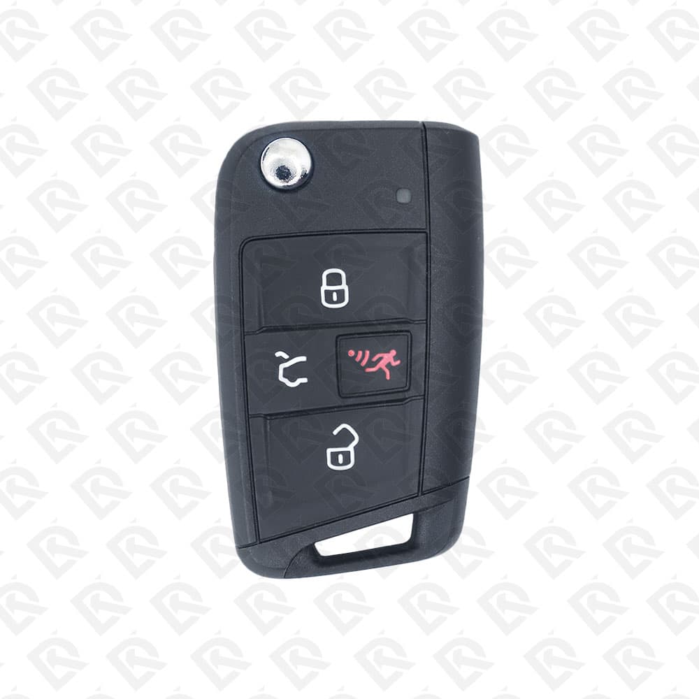 2018 - 2021 VOLKSWAGEN REMOTE HEAD FLIP KEY WITHOUT COMFORT ACCESS 4BUTTONS - 315MHZ - 5G6 959 752 BG ORIGINAL