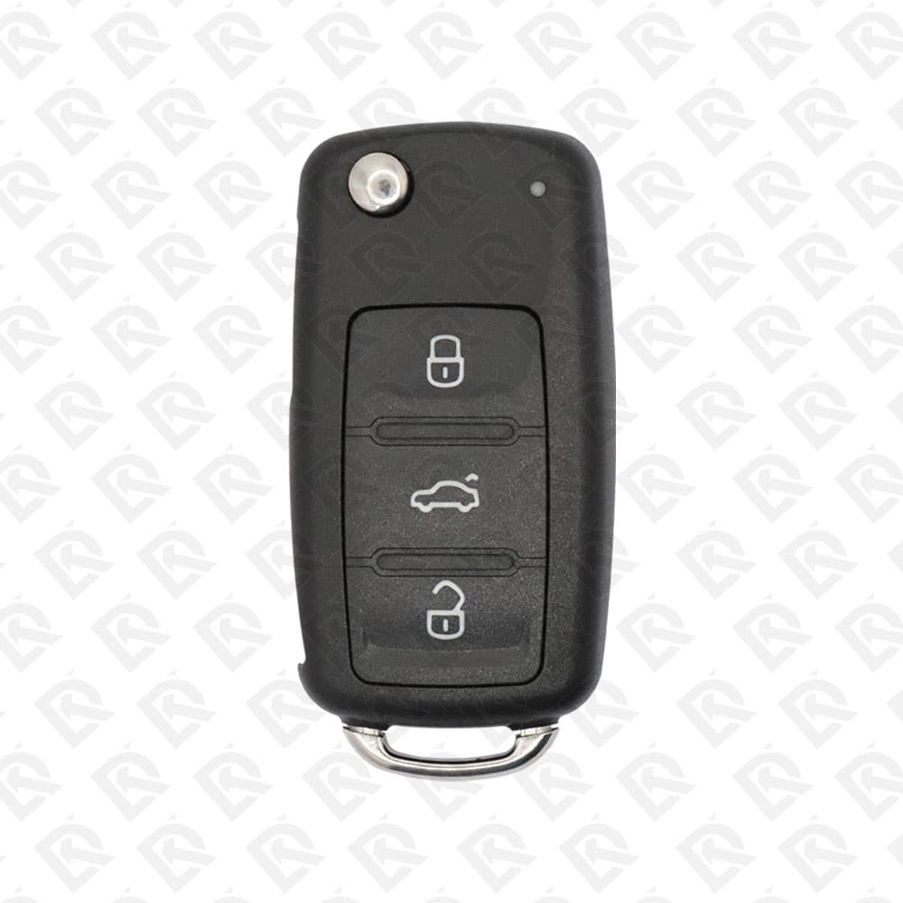 2012 - 2018 VOLKSWAGEN REMOTE HEAD FLIP KEY MQB 48CHIP WITH COMFORT ACCESS 3BUTTONS - 315 MHZ AFTERMARKET
