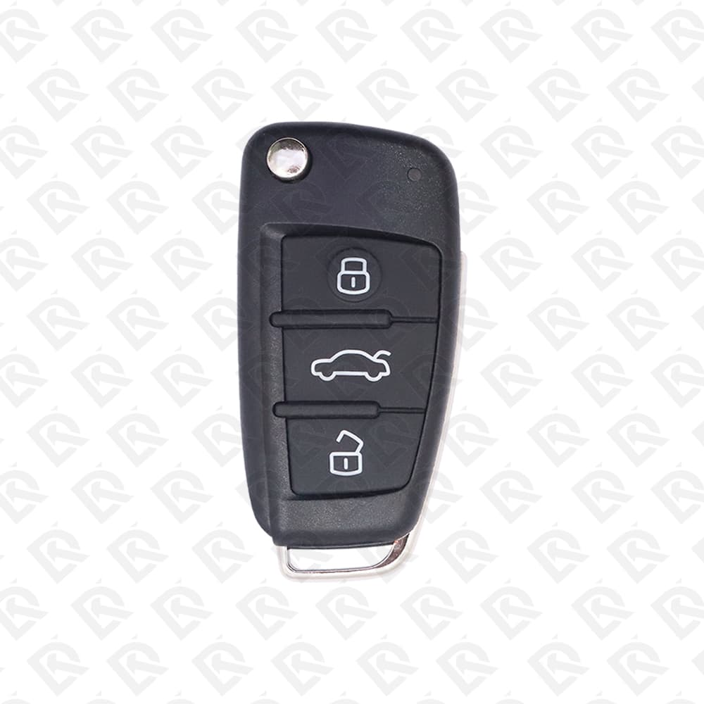 XHORSE REMOTE HEAD FLIP KEY WIRE UNIVERSAL 3BUTTONS AUDI STYLE - XKA600EN