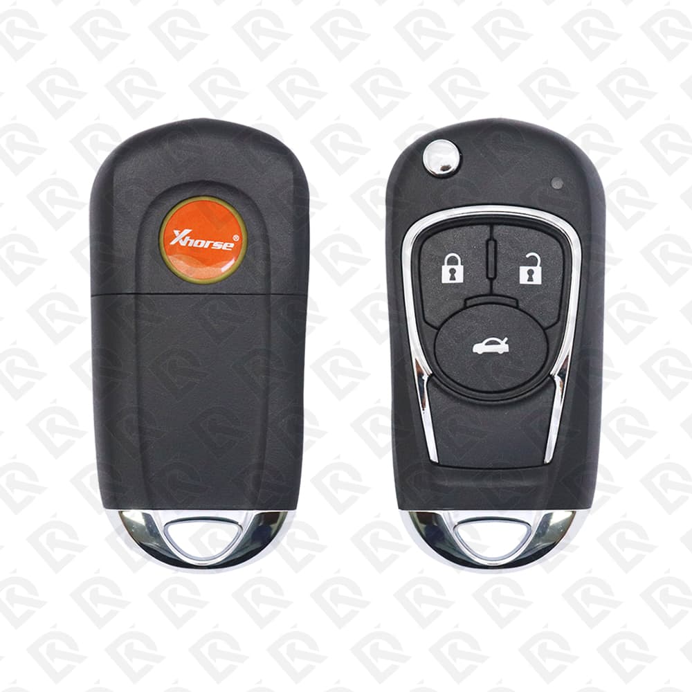 XHORSE REMOTE HEAD FLIP KEY WIRE UNIVERSAL 3BUTTONS GM STYLE - XKBU03EN