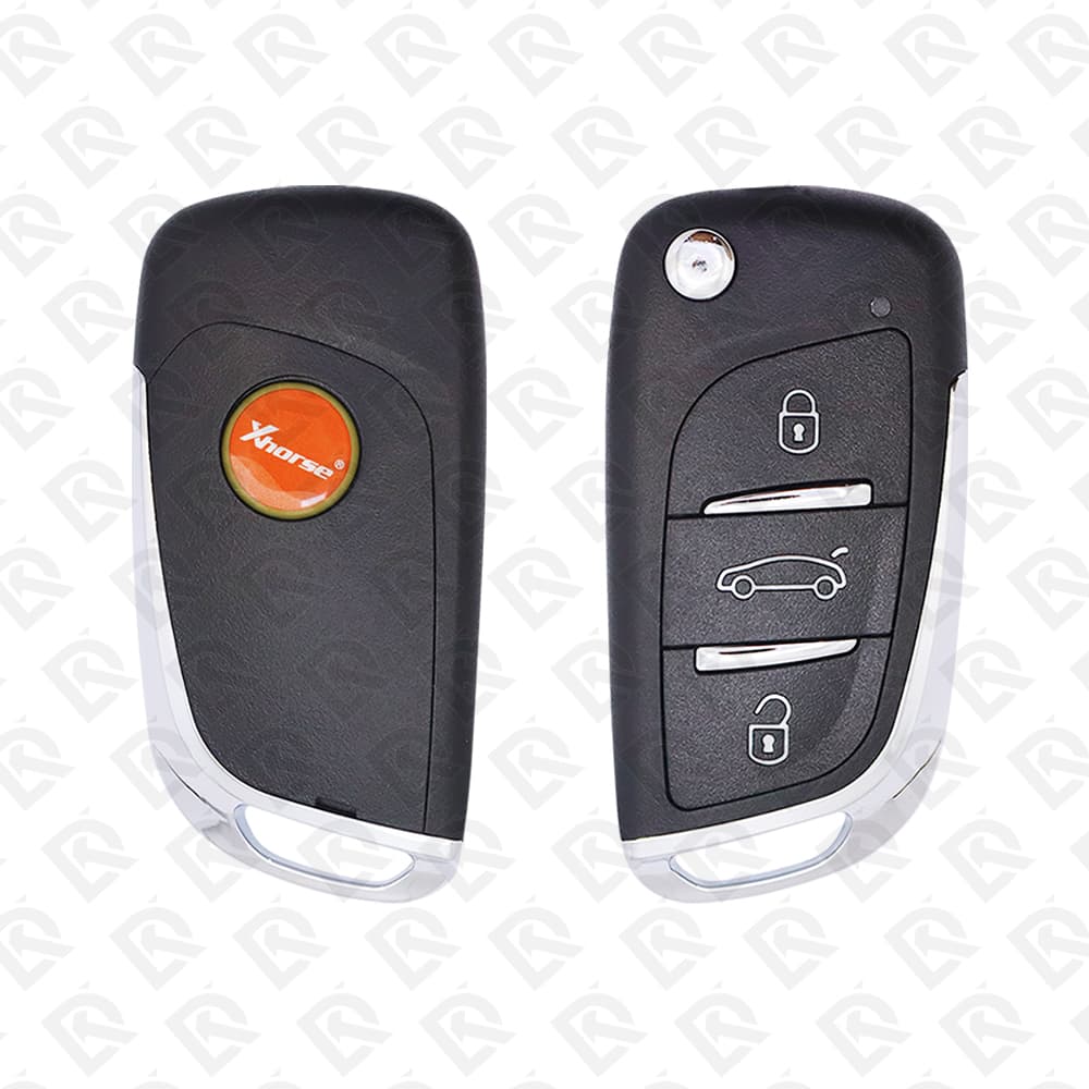 XHORSE REMOTE HEAD FLIP KEY WIRE UNIVERSAL 4BUTTONS PEUGEOT STYLE - XKDS00EN