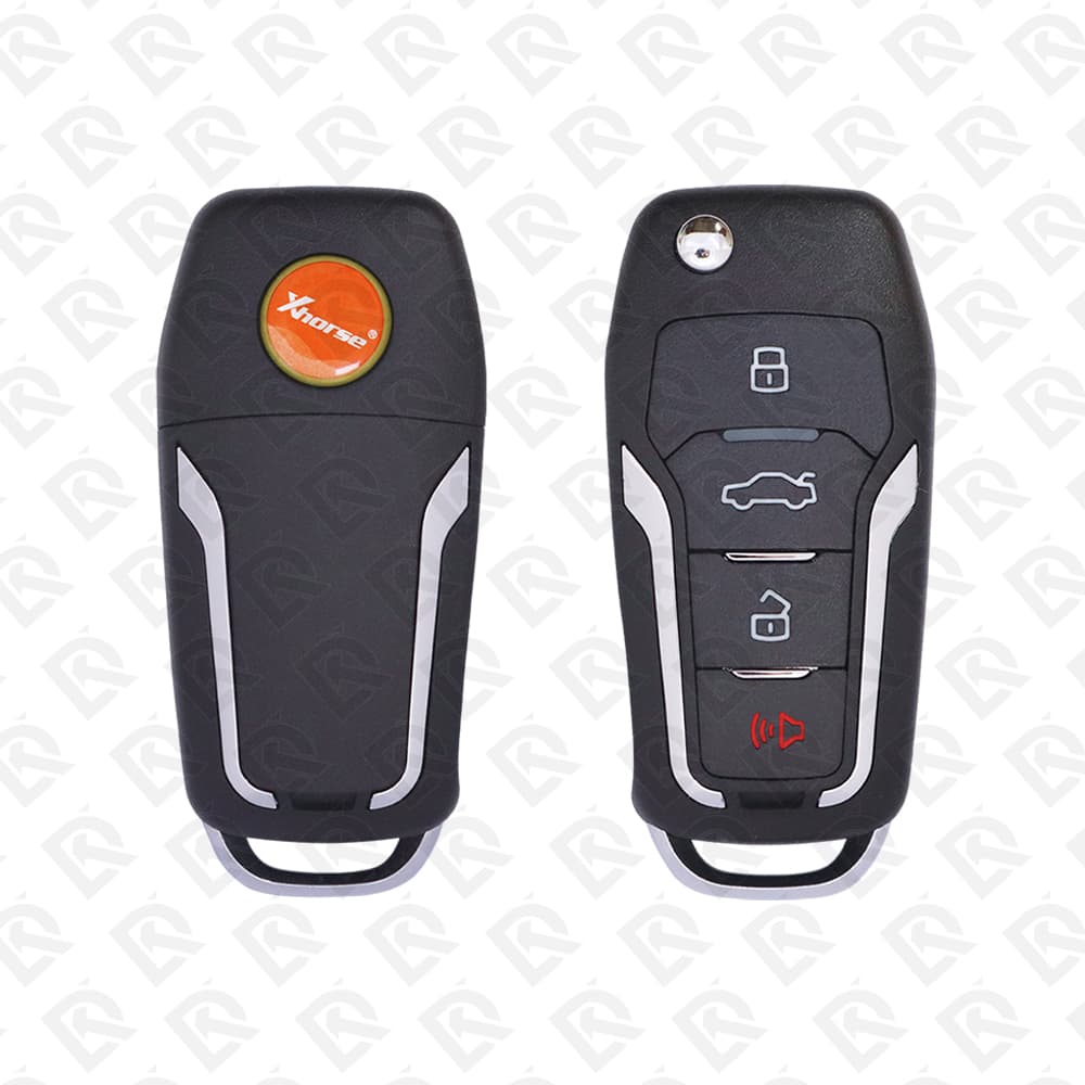 XHORSE REMOTE HEAD FLIP KEY WIRE UNIVERSAL 4BUTTONS FORD STYLE - XKFO01EN