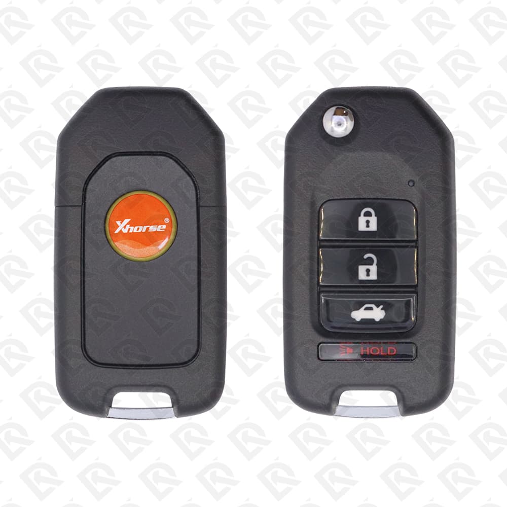 XHORSE REMOTE HEAD FLIP KEY WIRE UNIVERSAL 4BUTTONS HONDA STYLE - XKHO01EN