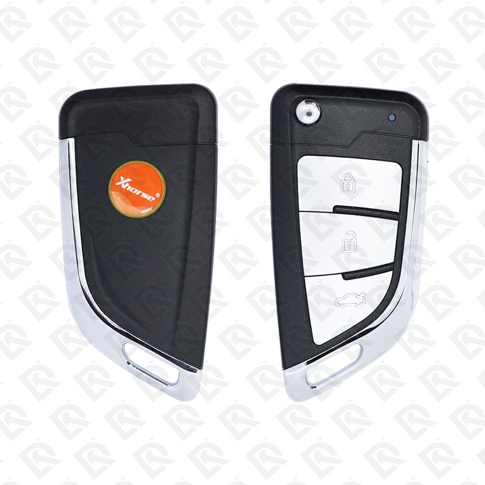 XHORSE REMOTE HEAD FLIP KEY WIRE UNIVERSAL 3BUTTONS KNIFE STYLE - XKKF21EN